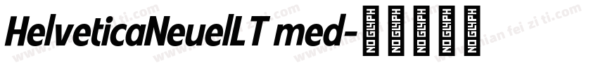 HelveticaNeuelLT med字体转换